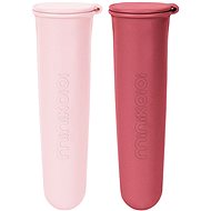 MINIKOIOI tvořítka na zmrzlinu silikonová, Pinky Pink / Velvet Rose, 2 ks - Forma na nanuky