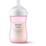 Philips AVENT SCY903/11 Natural Response Bottle 260 ml, 3-6m, 1 pc, Pink - Baby Bottle
