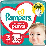 PAMPERS Active Baby Pants size 3 (62 pcs) - Nappies