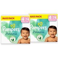 PAMPERS Harmonie vel. 4 (148 ks) - Disposable Nappies