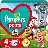 PAMPERS Active Baby Pants Paw Patrol veľkosť 4 (72 ks) - Plienkové nohavičky