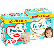 PAMPERS Premium Care size 5 (148 pcs) + Premium Care Pants size 5 (102 pcs) - Disposable Nappies