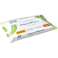 Aqua Wipes 100% rozložitelné ubrousky 99% vody, 56 ks - Wet Wipes