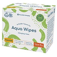 Aqua Wipes 100% rozložitelné ubrousky 99% vody, 12× 56 ks - Wet Wipes
