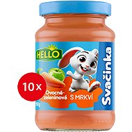 HELLO fruit snack with carrots 10× 190 g - Baby Food