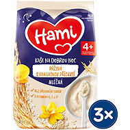 Hami rice porridge with vanilla flavour 3×210 g - Milk Porridge