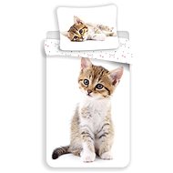 Jerry Fabrics Kitten white 140×200 cm - Bed Linen