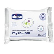 CHICCO Vlhčené ubrousky Physioclean na čištění nosánku 16 ks - Wet Wipes