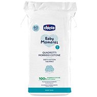 CHICCO Měkké ubrousky ze 100 % čisté bavlny 60 ks - Cleaning Wipes