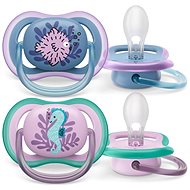 Philips AVENT Ultra Air Figure 6-18m Girl (Sea), 2 pcs - Baby Pacifier
