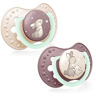 LOVI Night&Day Silicone Dynamic Soother 3-6m girl, 2 pcs - Baby Pacifier