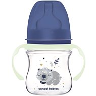 Canpol babies Sleepy Koala EasyStart Anticolic Bottle 120 ml, blue - Baby Bottle