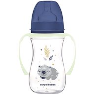 Canpol babies Sleepy Koala EasyStart Anticolic Bottle 240 ml, blue - Baby Bottle