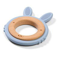 BabyOno dřevěno-silikonové Bunny - Baby Teether