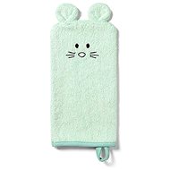 BabyOno bamboo with tabs 25 × 12 cm green - Washcloth