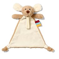 BabyOno plush toy Dog Willy with pacifier holder beige - Baby Sleeping Toy