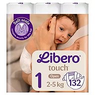 Libero Monthly Pack Touch 1 (132 pcs) - Disposable Nappies