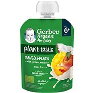 GERBER Organic kapsička mango a broskyňa s kokosovým mliekom 80 g - Kapsička pre deti