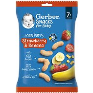 GERBER Snacks corn crisps strawberry and banana 28 g - Crisps for Kids