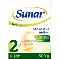 Sunar Sensitive 2 pokračovací kojenecké mléko, 500 g - Baby Formula