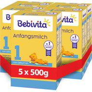 Bebivita 1 infant formula from birth 5×500 g - Baby Formula