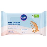 NIVEA Baby Wipes Soft & Cream 57 ks - Baby Wet Wipes