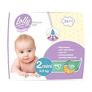 LOLLY BABY Premium soft Mini vel. 2 (34 ks) - Disposable Nappies