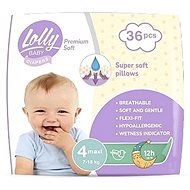 LOLLY BABY Premium soft 4-es méret (36 db) - Eldobható pelenka