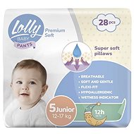 LOLLY BABY Pants Premium soft Junior vel. 5 (28 ks) - Disposable Nappies