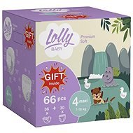 LOLLY BABY Premium soft készlet, 4-es méret (66 db) - Eldobható pelenka