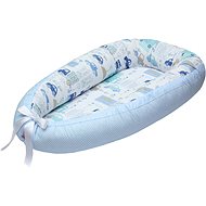 Scamp nest coconut Blue Car Dots - Baby Nest