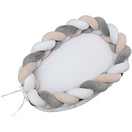 Scamp nest braid 2in1 White-grey-beige - Baby Nest