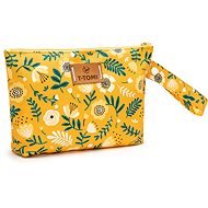 T-TOMI Small Baggie Mustard flowers - Case for Personal Items