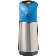B. Box Drinking thermos with straw 350 ml - blue/grey - Children's Thermos