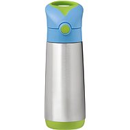 b.box Drinking thermos with straw 500 ml - blue/green - Children's Thermos