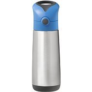 B. Box Drinking thermos with straw 500 ml - blue/grey - Children's Thermos