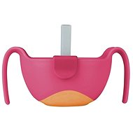 B. Box Bowl with straw - pink - Children's Bowl