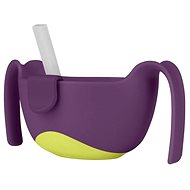 B. Box Bowl with straw - purple - Children's Bowl