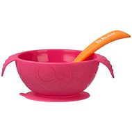 B. Box Silicone bowl with spoon - pink - Children's Bowl