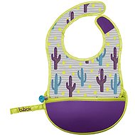B. Box Travel bib with spoon - purple - Bib