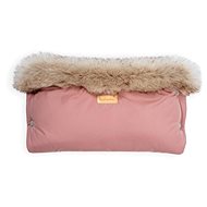 Carefree armband with fur pink powder - Stroller Hand Muff