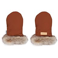 Carefree gloves with cinnamon fur - Pushchair Gloves