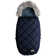Carefree fur muff 110 cm navy - Stroller Footmuff