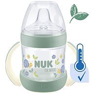 NUK For Nature s kontrolou teploty 150 ml zelená - Dětský hrnek