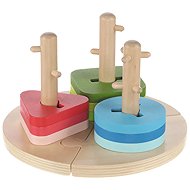 Zopa Montessori puzzle - Karika toronyépítő
