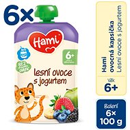 Hami Forest fruits with yoghurt 6×100 g - Meal Pocket