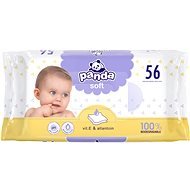 PANDA Soft 56 ks - Baby Wet Wipes
