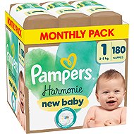 PAMPERS Harmony Baby size 1 (180 pcs) - Disposable Nappies