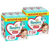 PAMPERS Premium Care Pants veľ. 7 (160 ks) - Plienkové nohavičky