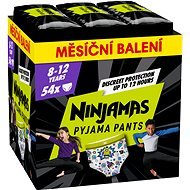 Pampers Ninjamas Pyjama Pants, űrhajós, 8-12 év (54 db) - Bugyipelenka